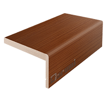 Телескопічна лиштва плоска з крилом